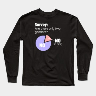 SURVEY: Are there only two genders? NO. Long Sleeve T-Shirt